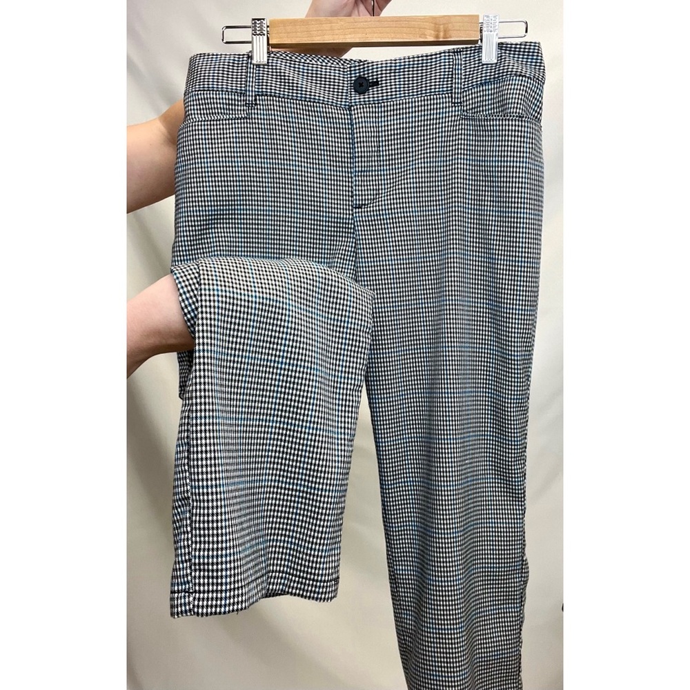 Talbots | Curvy Houndstooth Pattern Trouser Pant - image 4